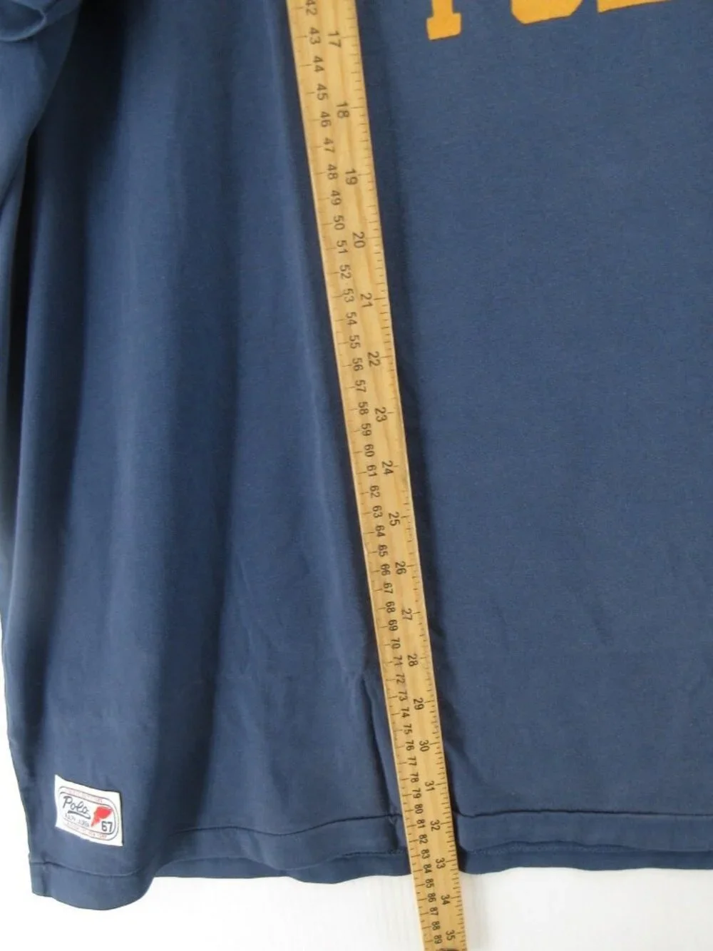 Polo Ralph Lauren Shirt 2XB Big Navy P Wing 67 Athletic Div Graphic Tee